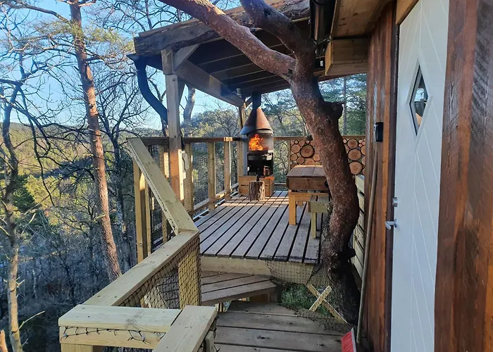 Gluba Treetop Elgposten Hébergement de vacances Harkmark