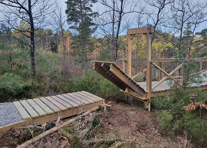 Hébergement de vacances Gluba Treetop Elgposten Harkmark