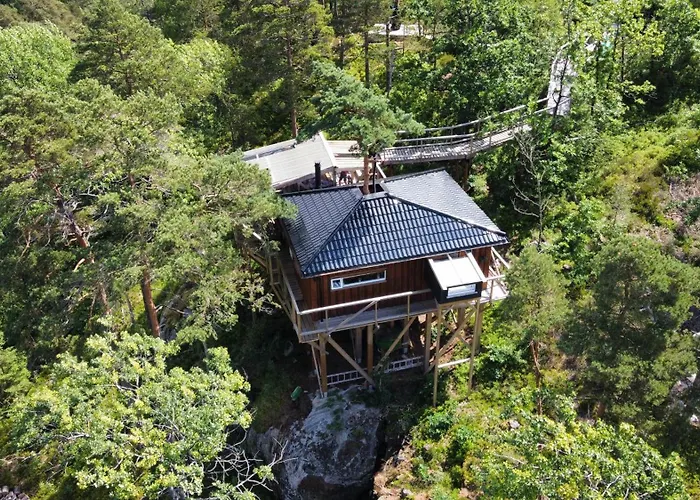 度假居 Gluba Treetop Elgposten Harkmark